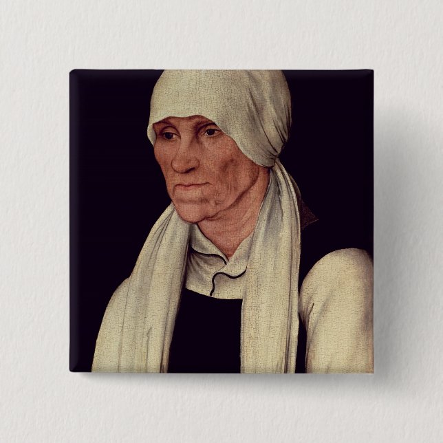 Margarethe Luther , mother of Martin Luther 2 Inch Square Button (Front)