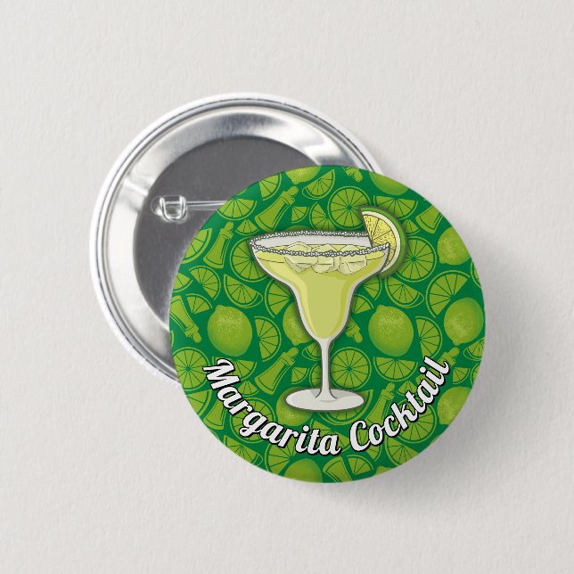 Margarita 2 Inch Round Button (Front & Back)