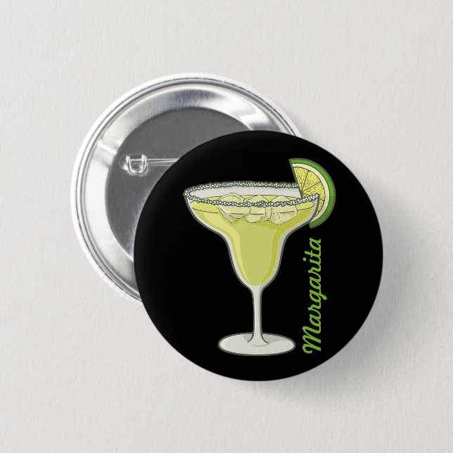 Margarita 2 Inch Round Button (Front & Back)