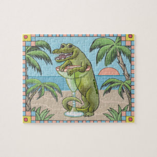 Margarita Alligator Jigsaw Puzzle