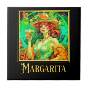 Margarita Art Nouveau Tile
