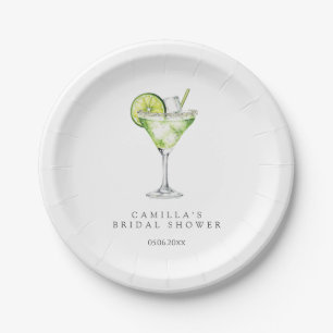Margarita Bridal Shower  Paper Plate