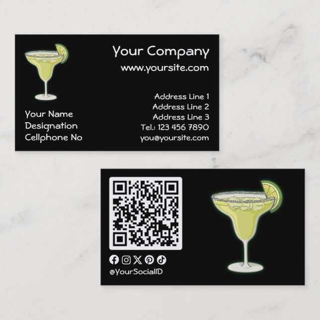 Margarita Business Card (Front/Back)