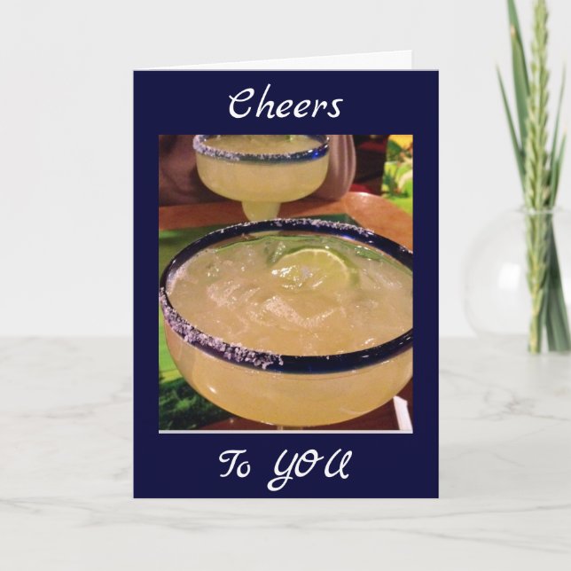 MARGARITA=****CHEERS FOR YOUR BIRTHDAY***** CARD (Front)