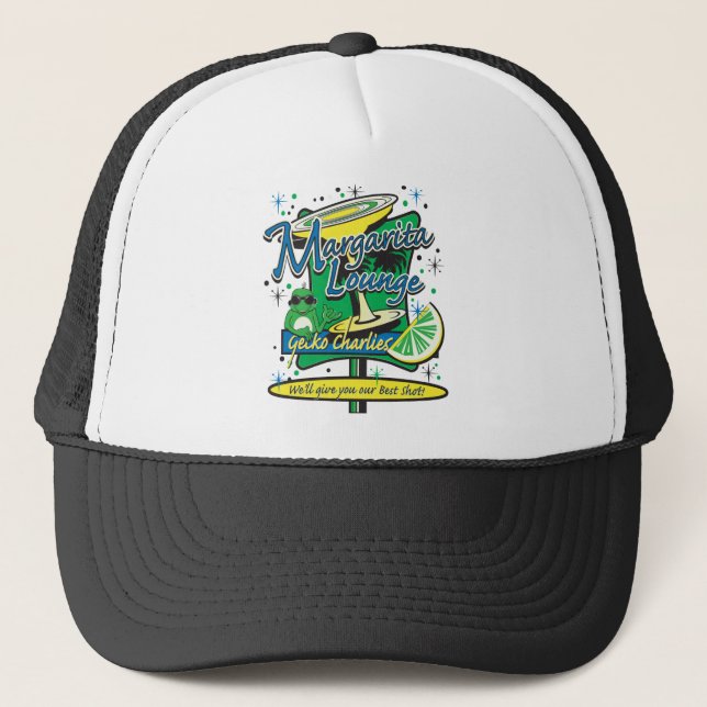 Margarita-Cocktail-Lounge Trucker Hat (Front)