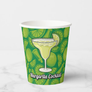 Margarita Cocktail Paper Cups