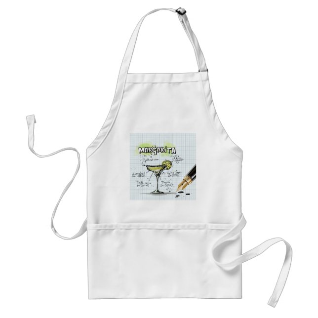 Margarita Cocktail Recipe Standard Apron (Front)