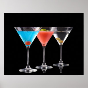 Margarita cocktails poster