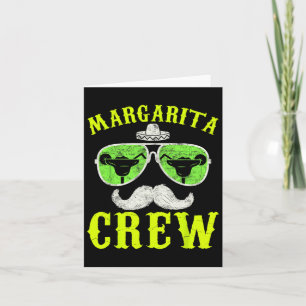 Margarita Crew - Womens Cinco De Mayo Party Card