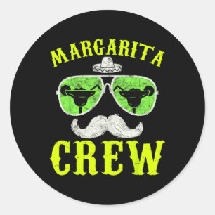 Margarita Crew - Womens Cinco De Mayo Party Classic Round Sticker