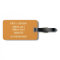 Margarita custom text luggage tag