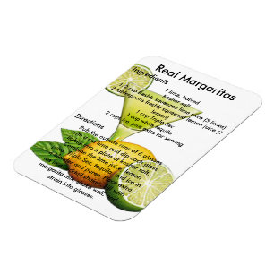 Margarita Drink Recipe Magnet