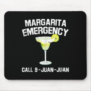 Margarita Emergency Mexican Fiesta Funny Cinco De  Mouse Pad