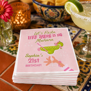 Margarita Fiesta Adult Birthday Party Napkins