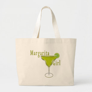 Margarita Girl  T-shirt Large Tote Bag