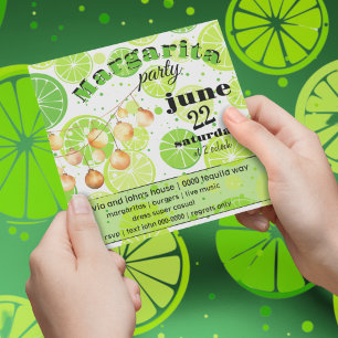 Margarita House Summer Party Customizable Invitation