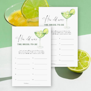 Margarita - How old was the bride to be game