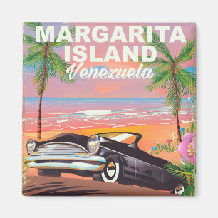 Margarita Island - Venezuela travel poster Magnet