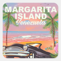Margarita Island - Venezuela travel poster