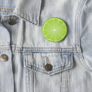 Margarita Lime 2 Inch Round Button