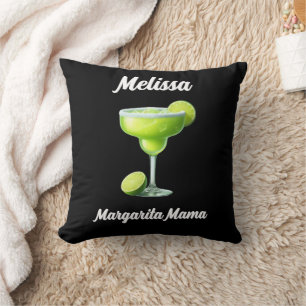 Margarita Mama! Fun Gift Custom Throw Pillow