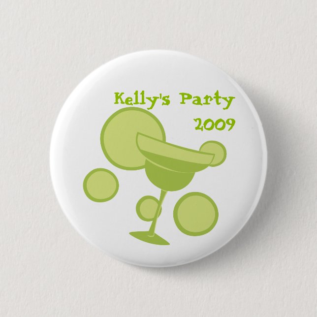 Margarita Party 2 Inch Round Button (Front)