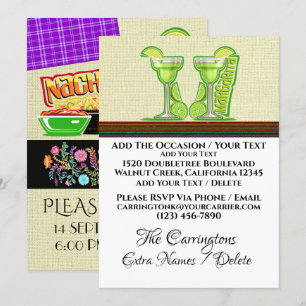 Margarita Party - See Reverse - Invitation