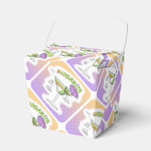 MARGARITA RECIPE COCKTAIL ART FAVOR BOX