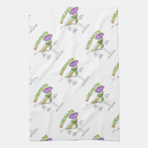 MARGARITA RECIPE COCKTAIL ART KITCHEN TOWEL
