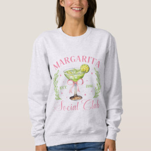 Margarita Social Club   Fun Tequila Lover   Casual Sweatshirt