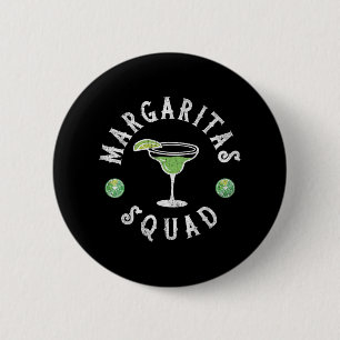 Margarita Squad Funny Cinco De Mayo Men Women Lime 2 Inch Round Button
