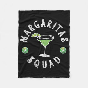 Margarita Squad Funny Cinco De Mayo Men Women Lime Fleece Blanket