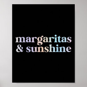Margarita Sunshine Cinco De Mayo Summer Beach Vaca Poster