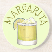 Margarita Tequila Cocktail Mixed Drink Lime Green