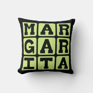 Margarita, Tequila Mixed Drink Throw Pillow