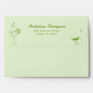 Margarita themed Bachelorette party Envelope