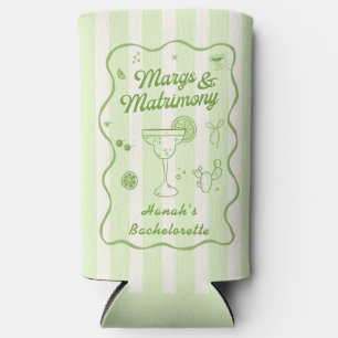 Margarita themed Bachelorette party Seltzer Can Cooler