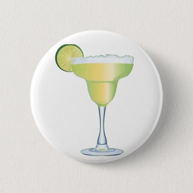 Margarita Time 2 Inch Round Button (Front)