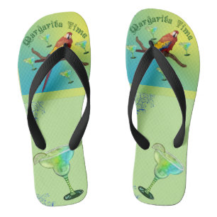 Margarita Time Flip Flops