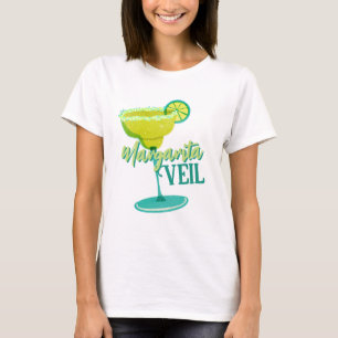 Margarita Veil Bachelorette Party Illustrated T-Shirt