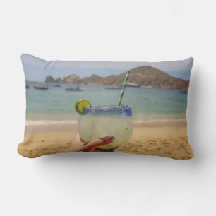 Margarita with a View of the Arch   Cabo San Lucas Lumbar Pillow