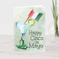 Margarita with Mexican Flag for Cinco de Mayo