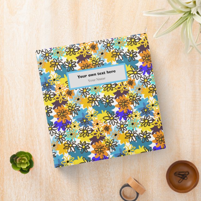 margaritas, daisies  binder (In Situ)