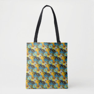 margaritas, daisies tote bag