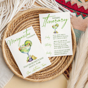 Margaritas & Matrimony Bachelorette Weekend Party Invitation