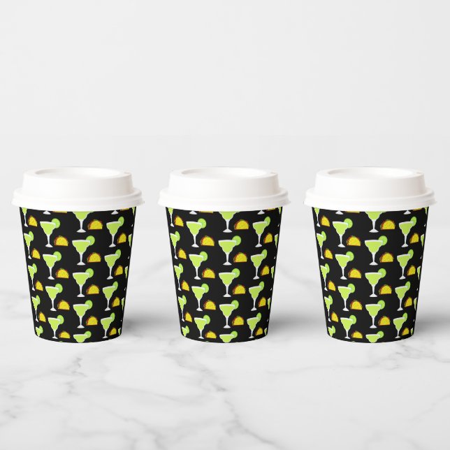 Margaritas + Tacos! Paper Cups (Multi)