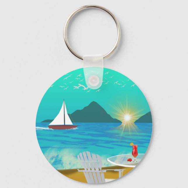 Margaritaville Keychain (Front)