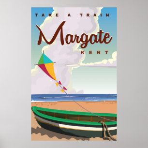 Margate Kent vintage travel poster