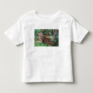 Margay, Leopardus wiedi, Native to Mexico into Toddler T-shirt