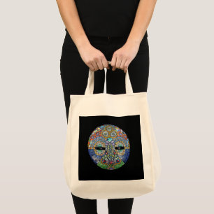 Marge Mosaic Mask Tote Bag